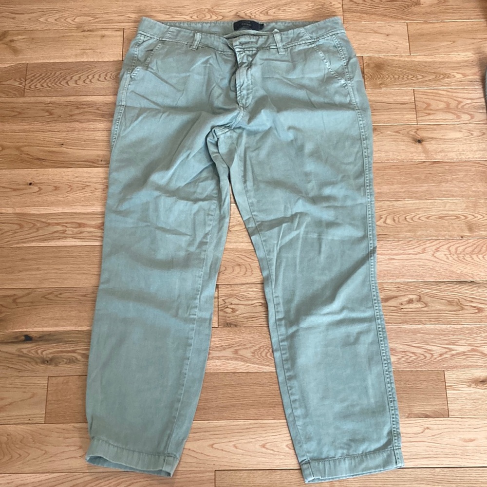 J. crew chino green pants